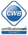Certification CWB CSA W47.1